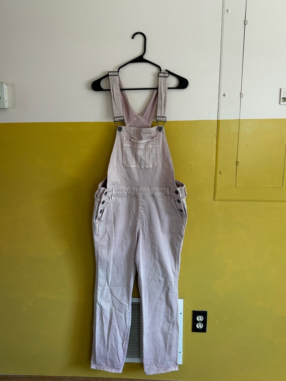 torrid Pale Pink Denim Overalls